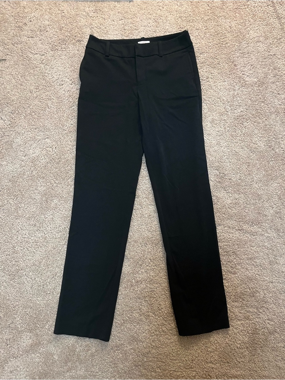 Merona Black Straight-Leg Dress Trousers